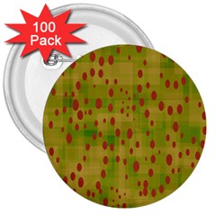 Circles 3  Buttons (100 Pack)  by nateshop