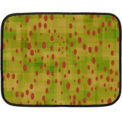 Circles Double Sided Fleece Blanket (mini)  by nateshop