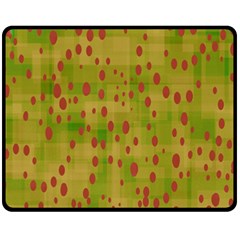 Circles Fleece Blanket (medium)  by nateshop