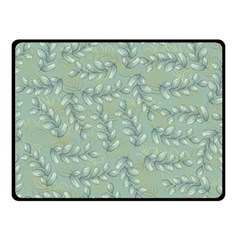 Leaves Nature Pattern Design Double Sided Fleece Blanket (small)  by Wegoenart