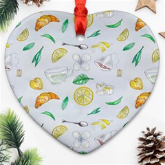 Tea Drinking Welding Tea Bag Heart Ornament (Two Sides)