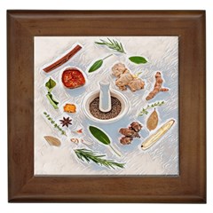 Healthy Ingredients Framed Tile by ConteMonfrey