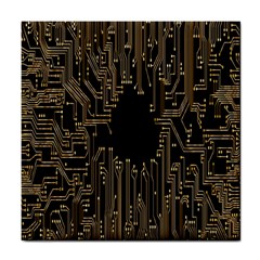 Circuit-board Tile Coaster by nateshop