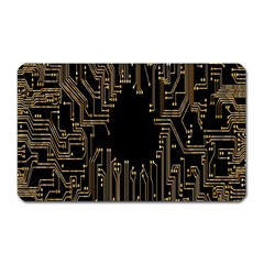 Circuit-board Magnet (rectangular) by nateshop