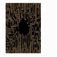 Circuit-board Large Garden Flag (two Sides)