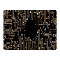 Circuit-board Double Sided Flano Blanket (mini)  by nateshop