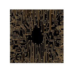 Circuit-board Square Satin Scarf (30  X 30 ) by nateshop