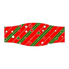 Xmash Christmas Stars Red Background Star Stretchable Headband