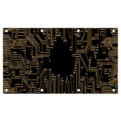 Circuit-board Banner And Sign 7  X 4  by nateshop