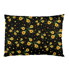 Nature Pattern Texture Flower Wing Pillow Case by Wegoenart