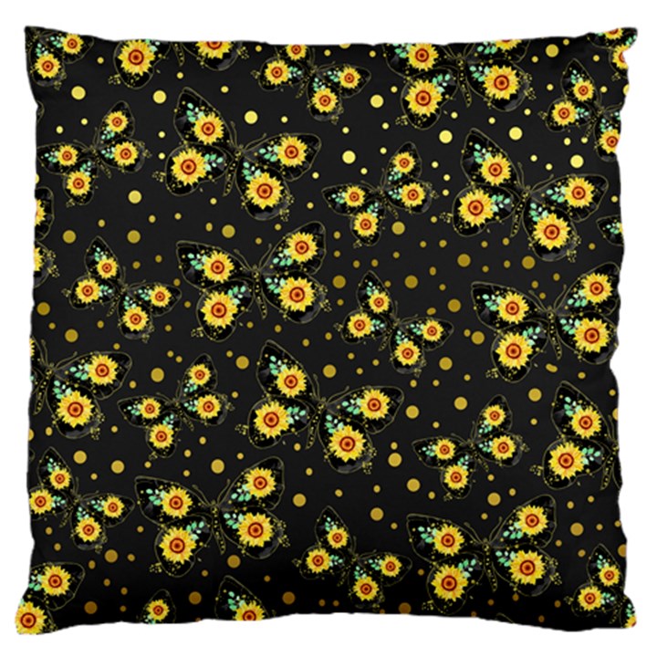 Nature Pattern Texture Flower Wing Standard Flano Cushion Case (Two Sides)