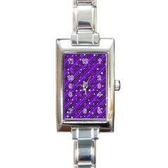 Xmas Christmas Stars Background Star Rectangle Italian Charm Watch by Wegoenart