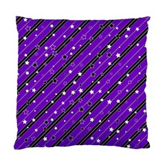 Xmas Christmas Stars Background Star Standard Cushion Case (two Sides) by Wegoenart