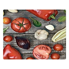 Bell Peppers & Tomatoes Double Sided Flano Blanket (large)  by ConteMonfrey