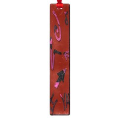 Doodles Maroon Large Book Marks by nateshop