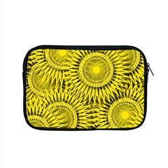 Yellow Abstract Sun Pattern Background Apple Macbook Pro 15  Zipper Case by Wegoenart