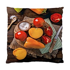 Tomatoes And Bell Pepper - Italian Food Standard Cushion Case (one Side) by ConteMonfrey