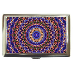 Mandala Kaleidoscope Background Cigarette Money Case by Wegoenart