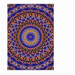 Mandala Kaleidoscope Background Large Garden Flag (two Sides) by Wegoenart