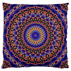 Mandala Kaleidoscope Background Large Cushion Case (one Side) by Wegoenart