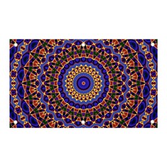 Mandala Kaleidoscope Background Banner And Sign 5  X 3  by Wegoenart