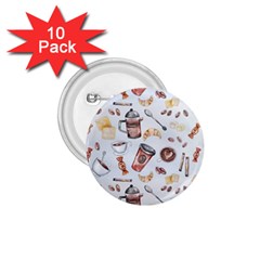 Coffee Coffeemania Caffeine 1 75  Buttons (10 Pack) by Wegoenart