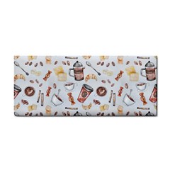 Coffee Coffeemania Caffeine Hand Towel by Wegoenart