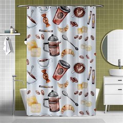 Coffee Coffeemania Caffeine Shower Curtain 48  X 72  (small)  by Wegoenart