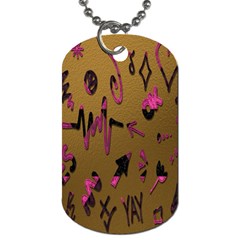 Doodles,gold Dog Tag (one Side) by nateshop