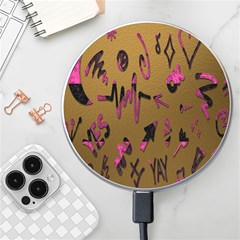 Doodles,gold Wireless Charger by nateshop