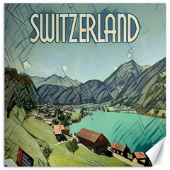 Lake Lungern - Switzerland Canvas 12  X 12  by ConteMonfrey