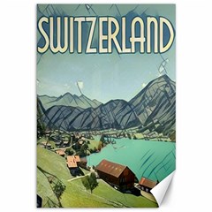 Lake Lungern - Switzerland Canvas 12  X 18  by ConteMonfrey