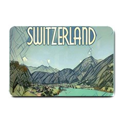 Lake Lungern - Switzerland Small Doormat  by ConteMonfrey