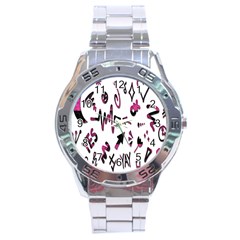 Doodles Stainless Steel Analogue Watch by nateshop