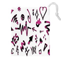 Doodles Drawstring Pouch (5xl) by nateshop