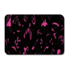 Doodles-black Plate Mats