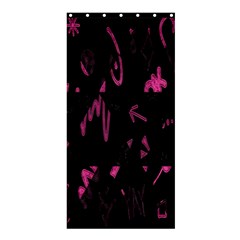 Doodles-black Shower Curtain 36  X 72  (stall) 