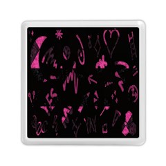 Doodles-black Memory Card Reader (square) by nateshop