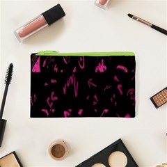 Doodles-black Cosmetic Bag (xs) by nateshop