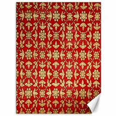 Gold-red Flower Canvas 36  X 48  by nateshop