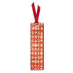 Gold-red Flower Small Book Marks by nateshop