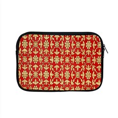 Gold-red Flower Apple Macbook Pro 15  Zipper Case