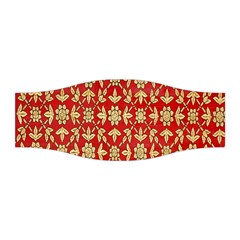 Gold-red Flower Stretchable Headband by nateshop