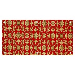 Gold-red Flower Banner And Sign 6  X 3 