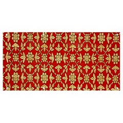 Gold-red Flower Banner And Sign 8  X 4 