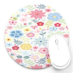 Graphic Art 002 Round Mousepads by nateshop