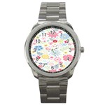 Graphic Art 002 Sport Metal Watch Front