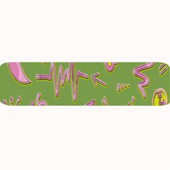 Green Yes Pink Large Bar Mats by nateshop