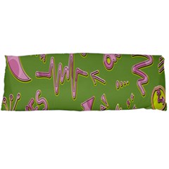 Green Yes Pink Body Pillow Case Dakimakura (two Sides) by nateshop