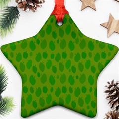 Green-apples Ornament (star) by nateshop